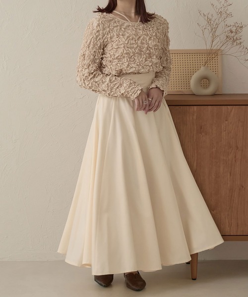 Ambre Neige(アンブルネージュ)の「ランダムシャーリングトップス/【WEB/EC限定商品】(Tシャツ/カットソー・レディース・ブラック/ベージュ/アイボリー・FREE)」の15枚目の写真