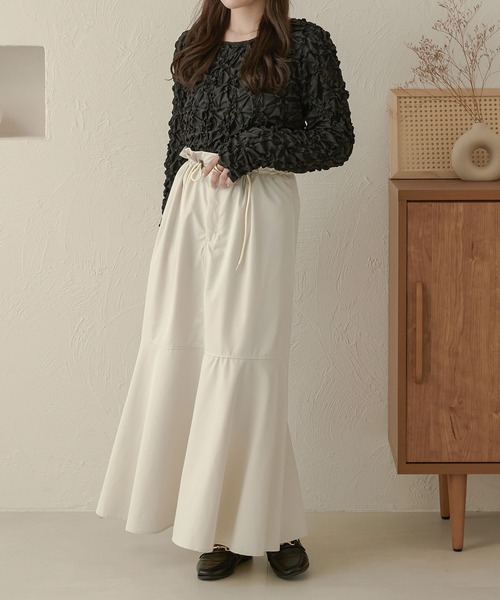 Ambre Neige(アンブルネージュ)の「ランダムシャーリングトップス/【WEB/EC限定商品】(Tシャツ/カットソー・レディース・ブラック/ベージュ/アイボリー・FREE)」の20枚目の写真