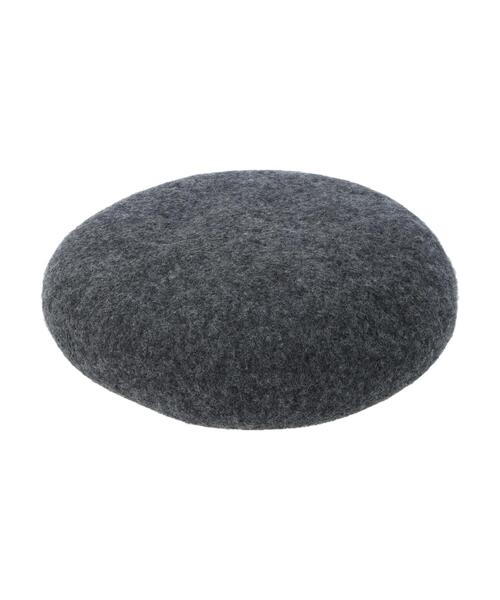 earth music&ecology（アースミュージックアンドエコロジー）の「ベレー帽（ハンチング/ベレー帽・レディース・グレー/キャメル/アイボリー/ブラック・FREE）」の5枚目の写真