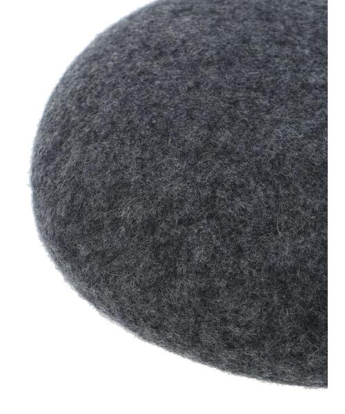 earth music&ecology（アースミュージックアンドエコロジー）の「ベレー帽（ハンチング/ベレー帽・レディース・グレー/キャメル/アイボリー/ブラック・FREE）」の8枚目の写真