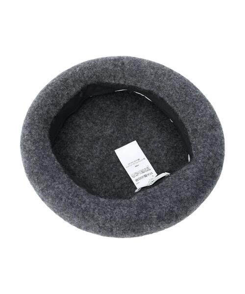 earth music&ecology（アースミュージックアンドエコロジー）の「ベレー帽（ハンチング/ベレー帽・レディース・グレー/キャメル/アイボリー/ブラック・FREE）」の9枚目の写真