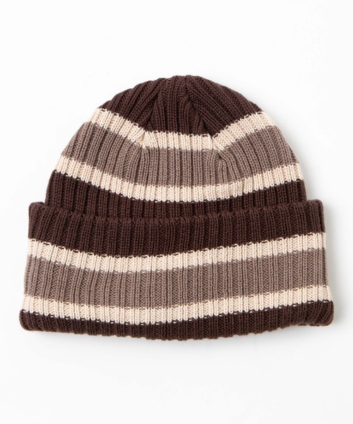WEGO（ウィゴー）の「WEGO/リブショートビーニー（ニットキャップ/ビーニー・メンズ・ブラウン系その他5/ブラック系その他5・FREE）」の5枚目の写真