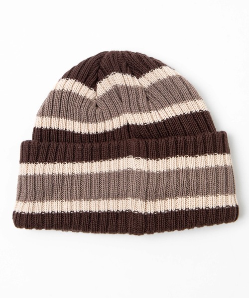WEGO（ウィゴー）の「WEGO/リブショートビーニー（ニットキャップ/ビーニー・メンズ・ブラウン系その他5/ブラック系その他5・FREE）」の6枚目の写真