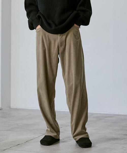 coen(コーエン)の「ルーズシルエットコーデュロイバギーパンツ(その他パンツ・メンズ・ブラック/ベージュ・S/M/L/XL)」の5枚目の写真