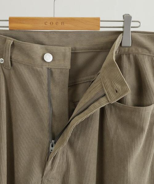 coen(コーエン)の「ルーズシルエットコーデュロイバギーパンツ(その他パンツ・メンズ・ブラック/ベージュ・S/M/L/XL)」の22枚目の写真