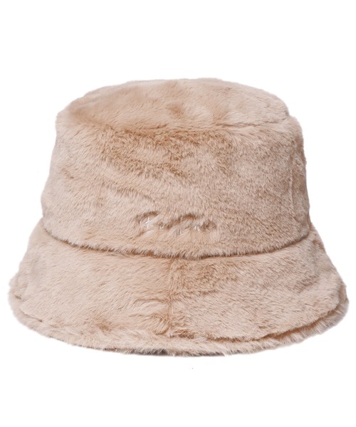 BEN DAVIS(ベンデイビス)の「《BEN DAVIS》FUR BUCKET HAT(ハット・レディース・オフホワイト/ブラック/ベージュ・FREE)」の3枚目の写真