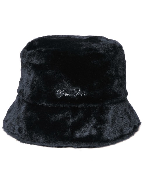BEN DAVIS(ベンデイビス)の「《BEN DAVIS》FUR BUCKET HAT(ハット・レディース・オフホワイト/ブラック/ベージュ・FREE)」の2枚目の写真