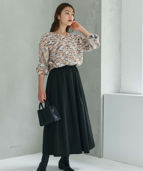 Edit Sheen(エディットシーン)の「ミックスカラーニット(ニット/セーター・レディース・ピンク/ネイビー・M)」の18枚目の写真