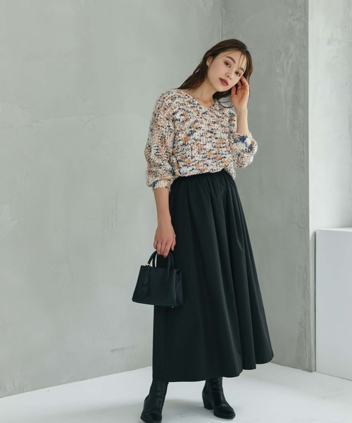 Edit Sheen(エディットシーン)の「ミックスカラーニット(ニット/セーター・レディース・ピンク/ネイビー・M)」の19枚目の写真