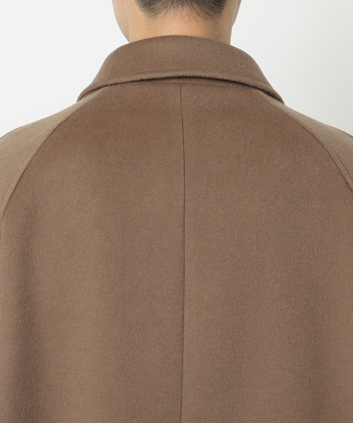 417 EDIFICE(フォーワンセブンエディフィス)の「Wool mix / ウールミックス マックコート(ステンカラーコート・メンズ・ネイビー/ベージュ/グレー・SMALL/MEDIUM/LARGE)」の15枚目の写真