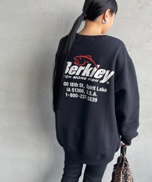 [BERKLEY×RUSSELL ATHLETIC/バークレイ×ラッセル アスレチック] 別注 バックプリントスウェット