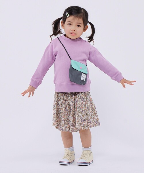 SHIPS Colors(シップス カラーズ)の「SHIPS Colors:〈洗濯機可能〉ボディバッグ スウェット(80~130cm)(スウェット・キッズ・オリーブ/ナチュラル/グレー/ピンク・130/120/100/110/90/80)」の11枚目の写真