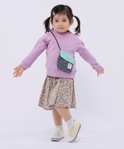 SHIPS Colors(シップス カラーズ)の「SHIPS Colors:〈洗濯機可能〉ボディバッグ スウェット(80~130cm)(スウェット・キッズ・オリーブ/ナチュラル/グレー/ピンク・130/120/100/110/90/80)」の10枚目の写真