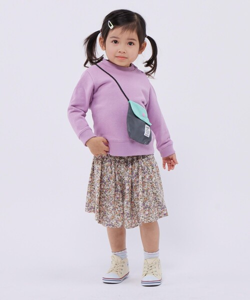 SHIPS Colors(シップス カラーズ)の「SHIPS Colors:〈洗濯機可能〉ボディバッグ スウェット(80~130cm)(スウェット・キッズ・オリーブ/ナチュラル/グレー/ピンク・130/120/100/110/90/80)」の9枚目の写真