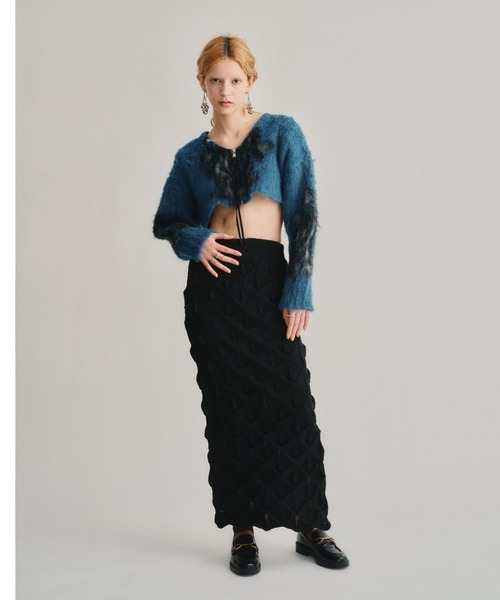 led.tokyo（レッドトウキョウ）の「【led.tokyo】MOHAIR LYCAON KNIT（ニット/セーター・レディース・ブラウン/ブルー・FREE）」の15枚目の写真