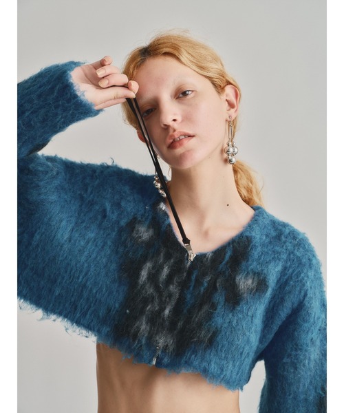 led.tokyo（レッドトウキョウ）の「【led.tokyo】MOHAIR LYCAON KNIT（ニット/セーター・レディース・ブラウン/ブルー・FREE）」の22枚目の写真