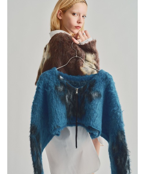 led.tokyo（レッドトウキョウ）の「【led.tokyo】MOHAIR LYCAON KNIT（ニット/セーター・レディース・ブラウン/ブルー・FREE）」の19枚目の写真