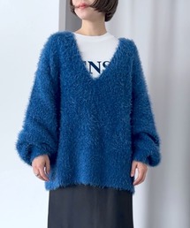 LEPSIM | 5ゲージアソートフェザーVプルオーバー　987492(ニット/セーター)