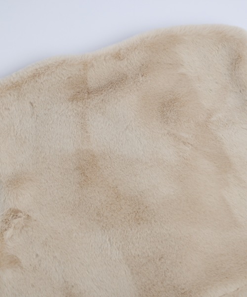 SUGAR BISKET（シュガービスケット）の「エコファーペプラムベスト（ベスト・レディース・チャコールグレー/ベージュ/ブラック/ブラウン・フリー）」の13枚目の写真