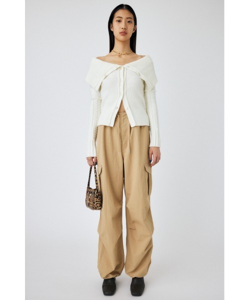 MOUSSY（マウジー）の「UTILITY OVER パンツ（カーゴパンツ・レディース・ホワイト/ライトピンク/グレー/ベージュ・1/2）」の21枚目の写真