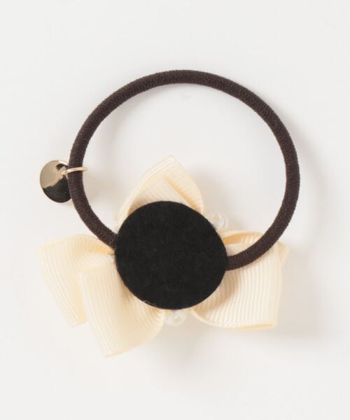 HAKKA KIDS（ハッカキッズ）の「リボンモチーフヘアゴム（ヘアゴム・キッズ・ピンク/キナリ・FREE）」の3枚目の写真