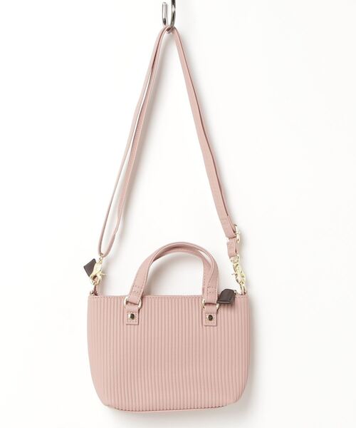 U.S. POLO ASSN.（ユーエスポロアッスン）の「【U.S. POLO ASSN.】プリーツ　ミニトート ショルダーバッグ（ショルダーバッグ・レディース・ピンク/ブラック/グレー/ホワイト・FREE）」の12枚目の写真