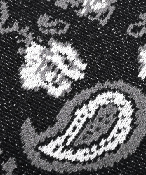 LUXSTYLE(ラグスタイル)の「ペイズリー柄クルーネックBIGニット(ニット/セーター・メンズ・ブラック/ブルー・L/M)」の12枚目の写真
