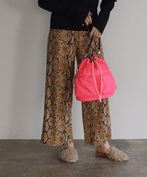 EM:cheek kinchaku code 2 way tote 巾着コード2WAYトート