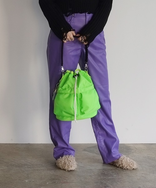 ともすーけ様 EM:cheek kinchaku code 2 way tote 巾着コード2WAYトート