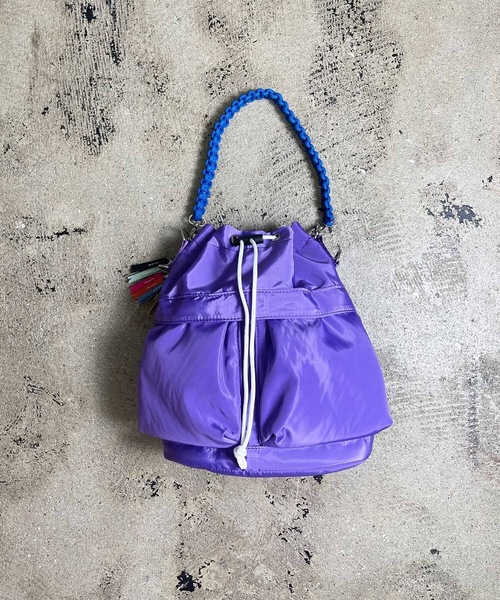 EM:cheek kinchaku code 2 way tote 巾着コード2WAYトート