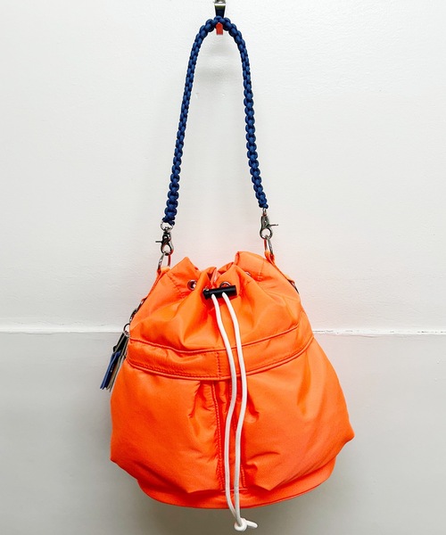 EM:cheek kinchaku code 2 way tote 巾着コード2WAYトート