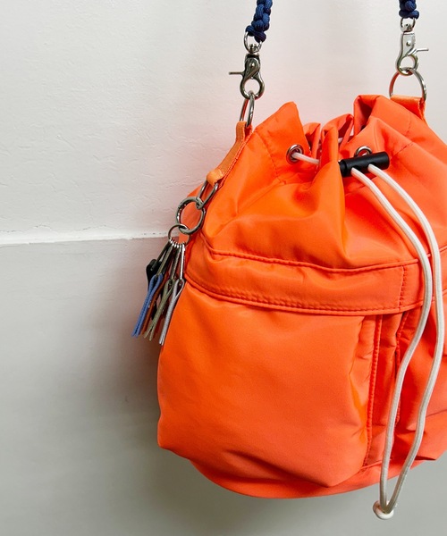 EM:cheek kinchaku code 2 way tote 巾着コード2WAYトート