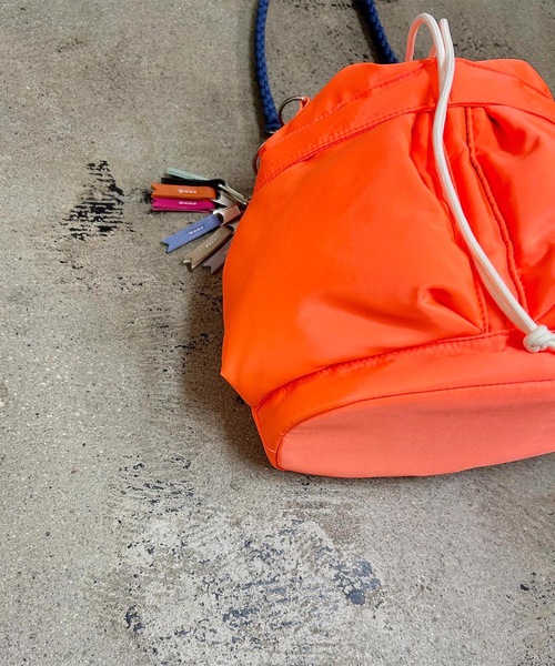 EM:cheek kinchaku code 2 way tote 巾着コード2WAYトート