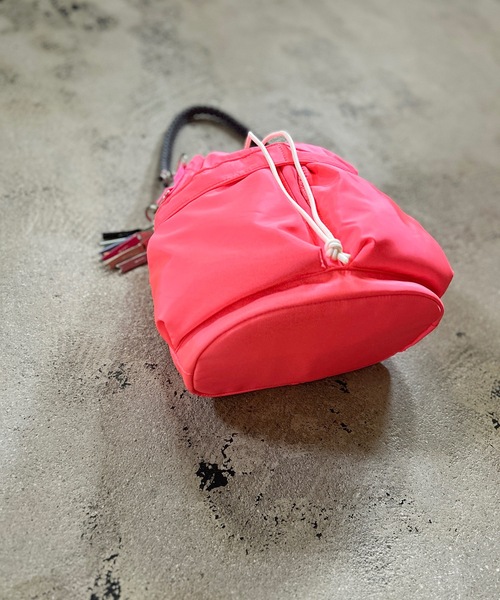 EM:cheek kinchaku code 2 way tote 巾着コード2WAYトート