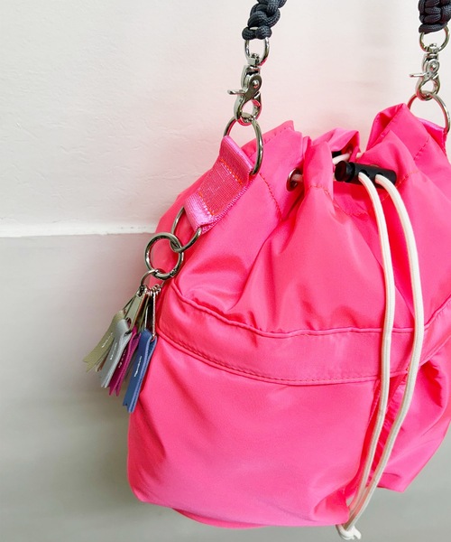 ともすーけ様 EM:cheek kinchaku code 2 way tote 巾着コード2WAYトート