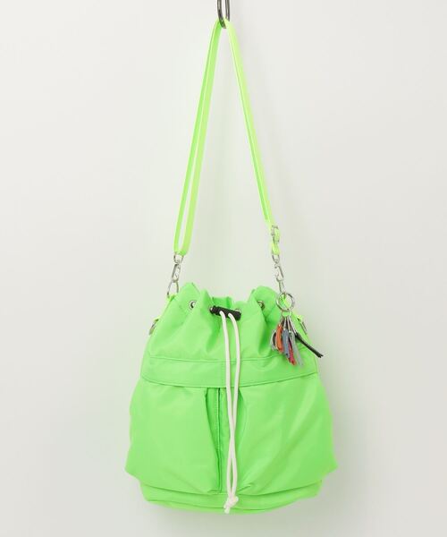 きぃ　2点 EM:cheek kinchaku code 2 way tote 巾着コード2WAYトート
