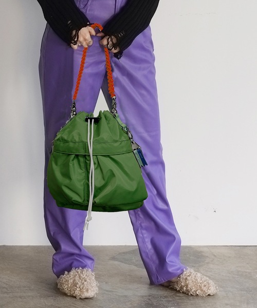 ピーチ様　トート&巾着 SM REVERSIBLE PKT TOTE2ウェイピーチブラッシュ/サンダー