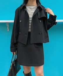 MODE ROBE | ショート丈トレンチコート(トレンチコート)