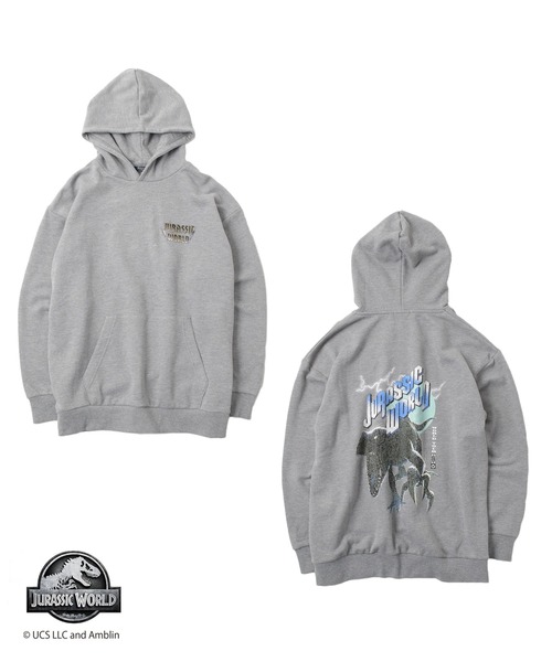 GLAZOS（グラソス）の「【大人向けサイズあり】【ジュラシック・ワールド】ヴィンテージ加工アソート裏毛パーカー（その他トップス・キッズ・チャコールグレー/グレー・140cm/150cm/160cm/170cm）」の17枚目の写真