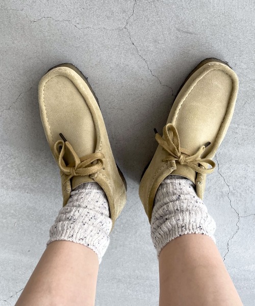 CANAL JEAN（キャナルジーン）の「El mar　ネップリブソックス（ソックス/靴下・レディース・グレー/チャコールグレー/アイボリー・ONE SIZE）」の2枚目の写真