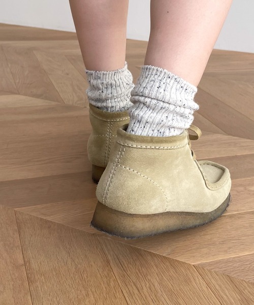 CANAL JEAN（キャナルジーン）の「El mar　ネップリブソックス（ソックス/靴下・レディース・グレー/チャコールグレー/アイボリー・ONE SIZE）」の4枚目の写真