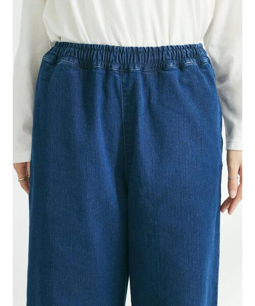 CRAFT STANDARD BOUTIQUE(クラフトスタンダードブティック)の「裏起毛デニムワイドパンツ(デニムパンツ・レディース・インディゴブルー/ブルー・M/L)」の9枚目の写真