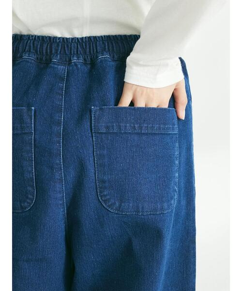 CRAFT STANDARD BOUTIQUE(クラフトスタンダードブティック)の「裏起毛デニムワイドパンツ(デニムパンツ・レディース・インディゴブルー/ブルー・M/L)」の10枚目の写真