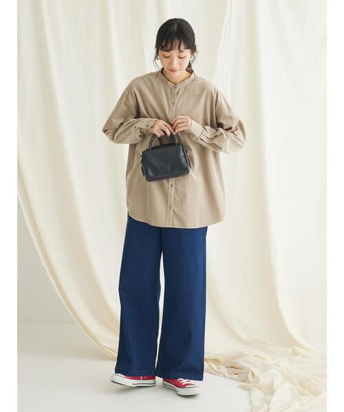 CRAFT STANDARD BOUTIQUE(クラフトスタンダードブティック)の「裏起毛デニムワイドパンツ(デニムパンツ・レディース・インディゴブルー/ブルー・M/L)」の15枚目の写真