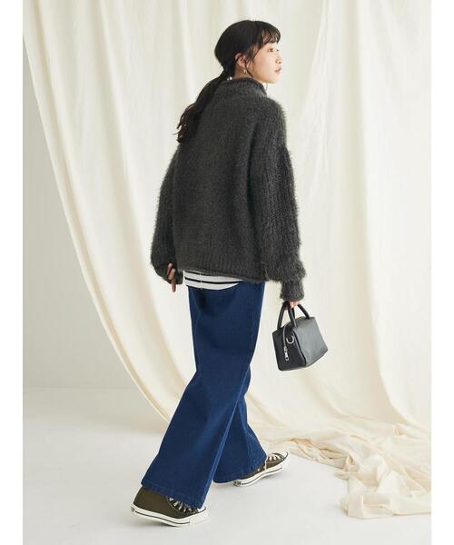 CRAFT STANDARD BOUTIQUE(クラフトスタンダードブティック)の「裏起毛デニムワイドパンツ(デニムパンツ・レディース・インディゴブルー/ブルー・M/L)」の17枚目の写真