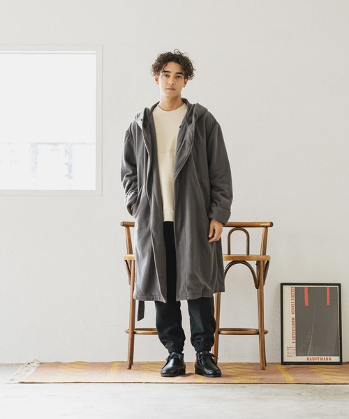 セール】[NUMERALS]フリースフードコート（その他アウター）｜NUMERALS