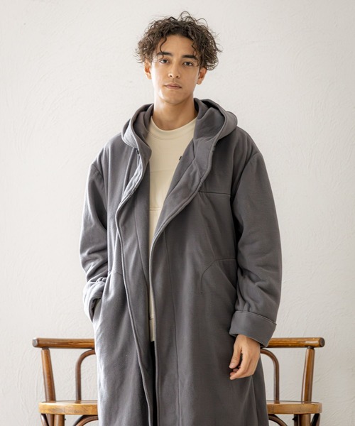 セール】[NUMERALS]フリースフードコート（その他アウター）｜NUMERALS