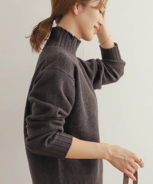 URBAN RESEARCH DOORS（アーバンリサーチドアーズ）の「タートルネックプルオーバー（ニット/セーター・レディース・ネイビー/レッド/ブルー/アイボリー・MEDIUM）」の5枚目の写真