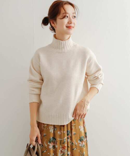 URBAN RESEARCH DOORS（アーバンリサーチドアーズ）の「タートルネックプルオーバー（ニット/セーター・レディース・ネイビー/レッド/ブルー/アイボリー・MEDIUM）」の20枚目の写真