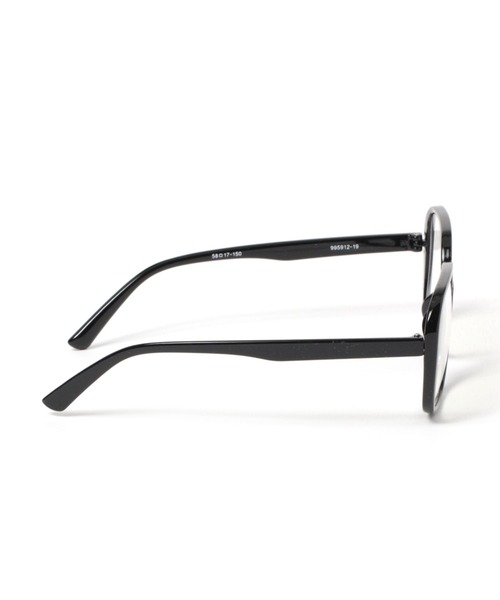 niko and...（ニコアンド）の「オリジナルBIGスクエア伊達メガネ（メガネ・レディース・ブラック/シルバーグレー/ブラウン・FREE）」の5枚目の写真